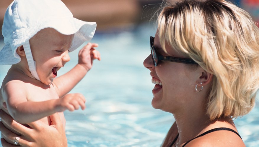 Even babies can wear floppy Sun hats. Even babies can wear floppy Sun hats.