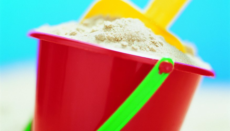 Your toddler can enjoy sand play far away from the beach. Your toddler can enjoy sand play far away from the beach.