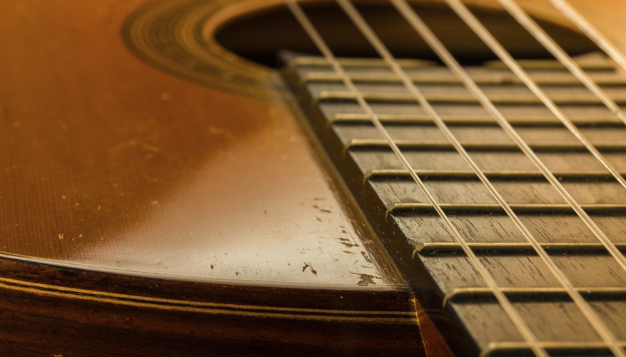 Close up of a classical guitar Close up of a classical guitar