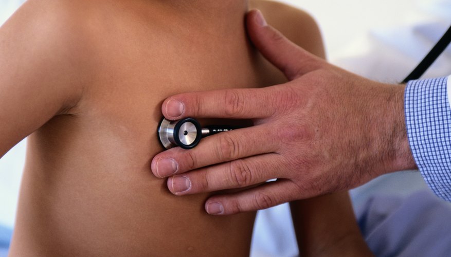 Your child's chest bone forms before he's born. Your child's chest bone forms before he's born.