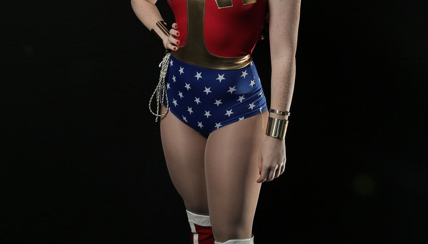 Make your own no-sew Wonder Woman costume. Make your own no-sew Wonder Woman costume.