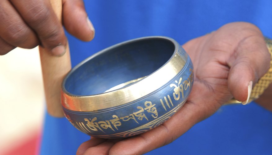 A singing bowl produces sound Energy. A singing bowl produces sound Energy.