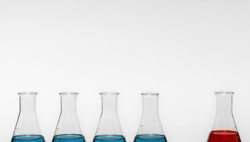 Separate distilled colors of liquid in glass. Separate distilled colors of liquid in glass.