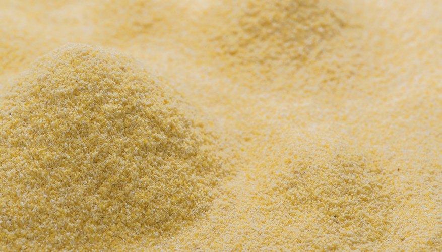 Close up of corn gluten meal used to feed livestock Close up of corn gluten meal used to feed livestock