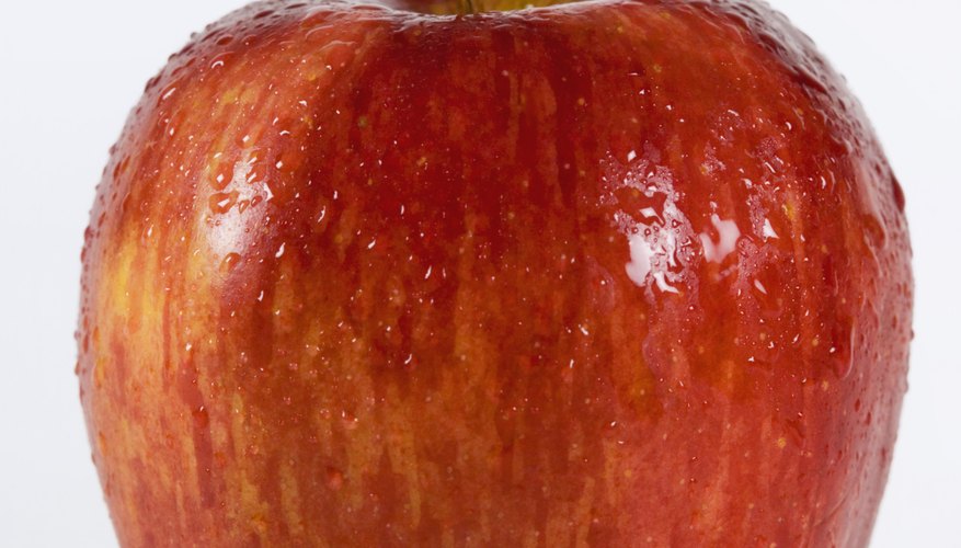 Red Delicious apples are typically sweet and crisp. Red Delicious apples are typically sweet and crisp.