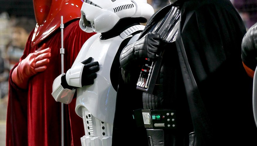 Even Darth Vadar pauses for the national anthem before the Dodgers' game. Even Darth Vadar pauses for the national anthem before the Dodgers' game.