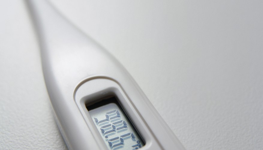 Always have a digital thermometer handy. Always have a digital thermometer handy.