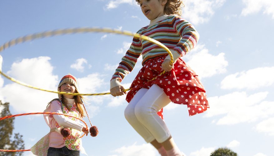 Young kids jumping. Young kids jumping.
