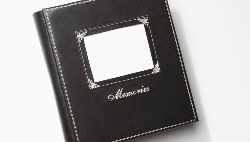 Top-load scrapbooks allow you to easily add photos and mementos. Top-load scrapbooks allow you to easily add photos and mementos.