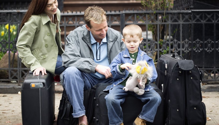 Children can leave the country with a non-relative if the parents provide the proper documentation. Children can leave the country with a non-relative if the parents provide the proper documentation.