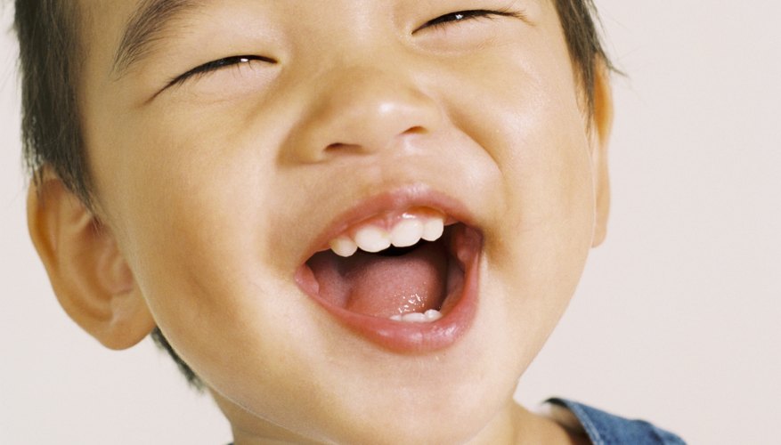 When those teeth break through, you'll see your toddler's smile again. When those teeth break through, you'll see your toddler's smile again.