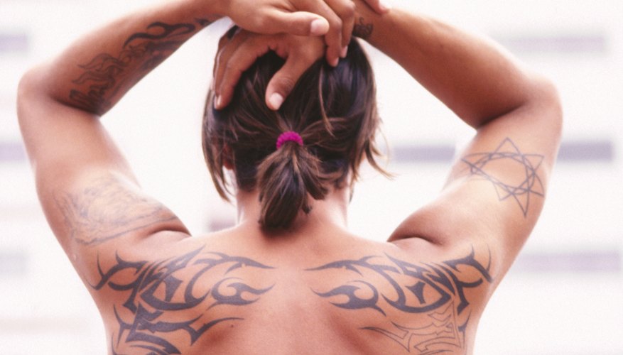 Add more details to fix a tribal tattoo. Add more details to fix a tribal tattoo.