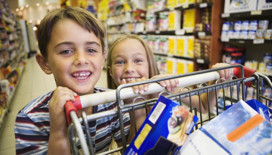 boy at grocery store boy at grocery store