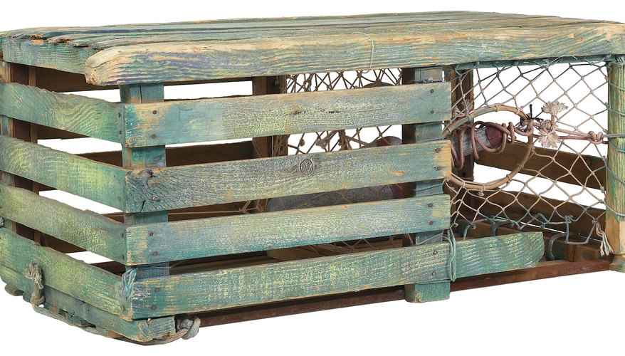 A nice square lobster trap can make a lovely coffee table with a bit of work. A nice square lobster trap can make a lovely coffee table with a bit of work.