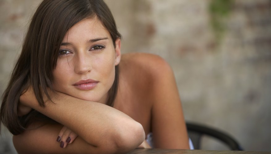 People with dark hair have inherited the dominant trait. People with dark hair have inherited the dominant trait.