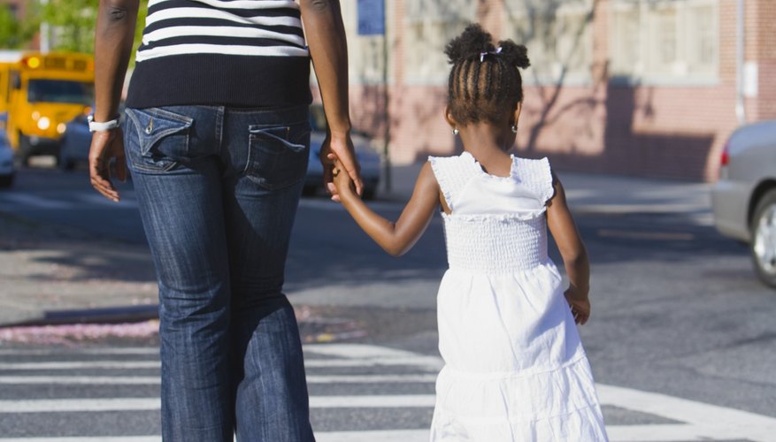 With careful instruction, you can help your child stay safe near traffic. With careful instruction, you can help your child stay safe near traffic.
