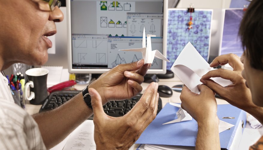 Origami was mastered by Buddhist monks in ancient Japan. Origami was mastered by Buddhist monks in ancient Japan.