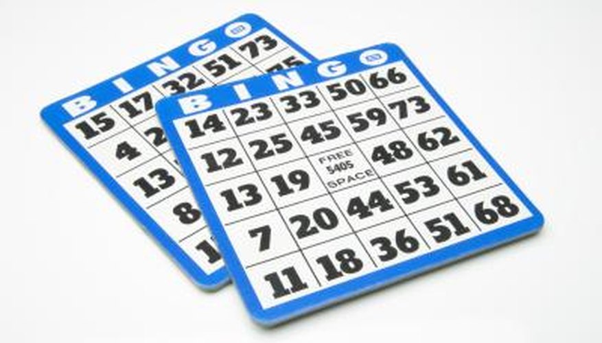 Bingo cards consist of five rows and five columns. Bingo cards consist of five rows and five columns.