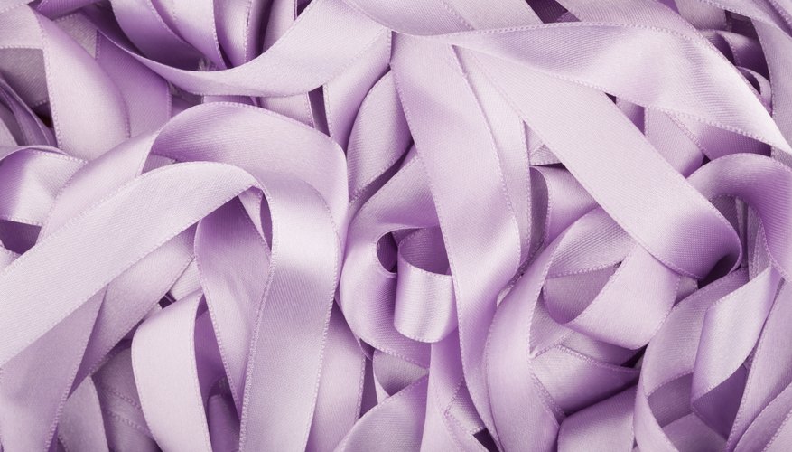 Experiment with different types and colors of ribbon. Experiment with different types and colors of ribbon.