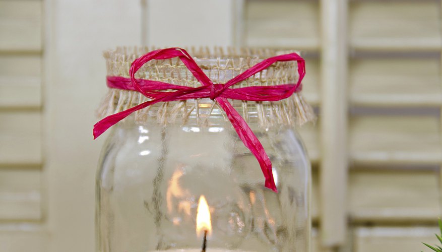 Making them into centerpieces is just one of many ways to breathe new life into your old candle jars. Making them into centerpieces is just one of many ways to breathe new life into your old candle jars.