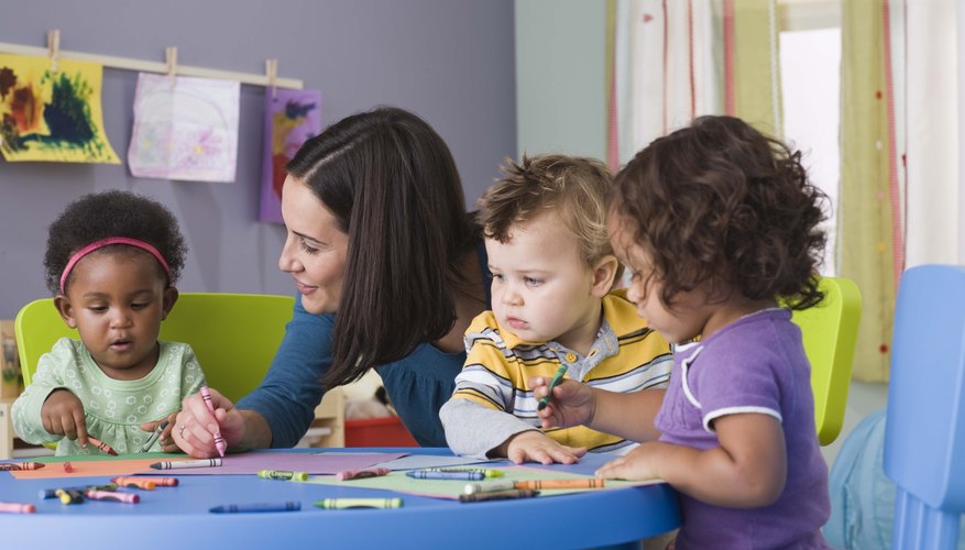 Using crayons to represent different skin tones is one way toddlers can learn about diversity. Using crayons to represent different skin tones is one way toddlers can learn about diversity.