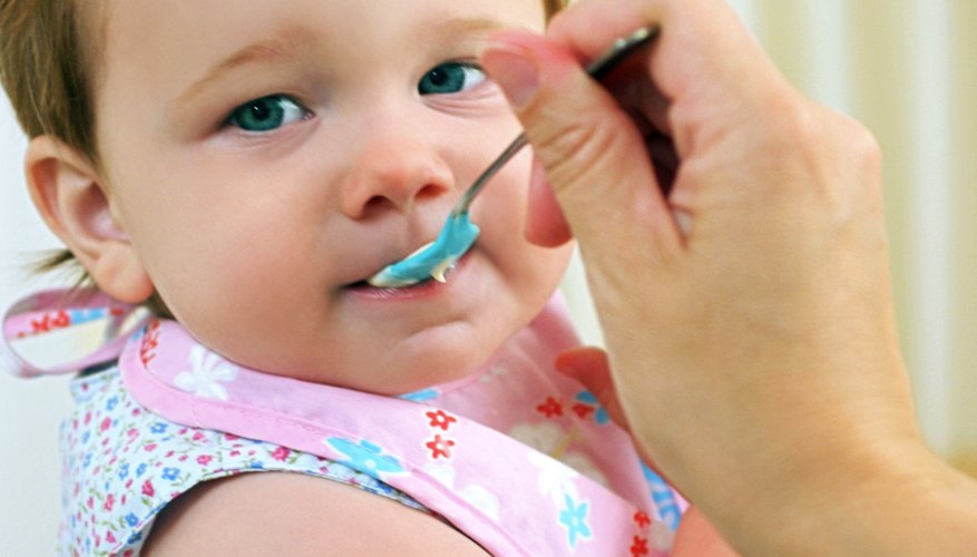 Healthy eating habits contribute to a baby's overall good health. Healthy eating habits contribute to a baby's overall good health.