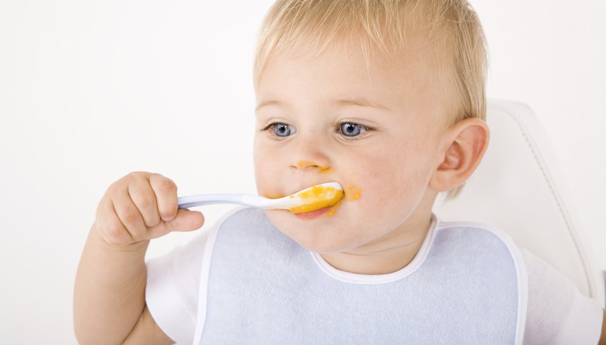 Babies are cast for commercials to help sell baby products. Babies are cast for commercials to help sell baby products.