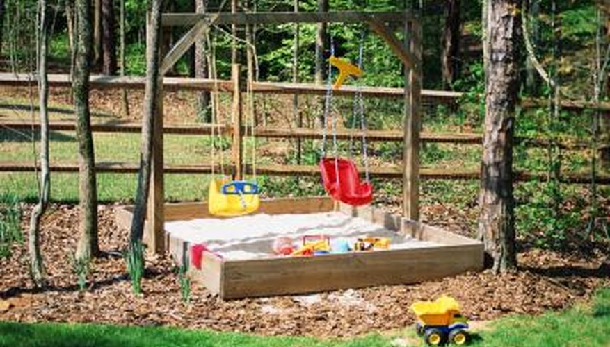 Sandboxes don't have to be filled with sand. Sandboxes don't have to be filled with sand.