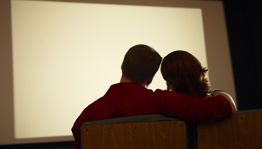 Paint your white projection screen pearl black. Paint your white projection screen pearl black.