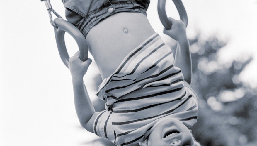 A trapeze is a great indoor or outdoor toy. A trapeze is a great indoor or outdoor toy.