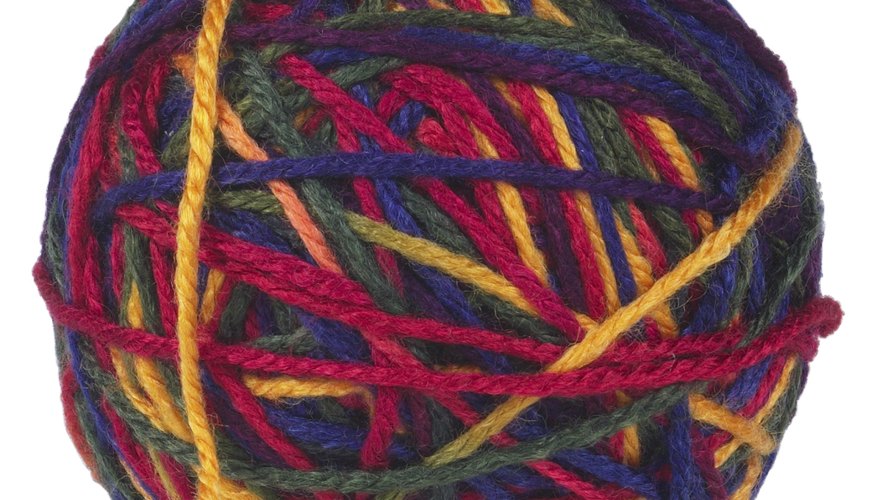 Choose a mulitcolored yarn for a wild, colorful Mohawk. Choose a mulitcolored yarn for a wild, colorful Mohawk.