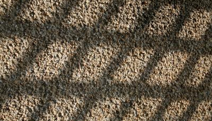 Gravel made from rounded stones provides drainage in sandboxes. Gravel made from rounded stones provides drainage in sandboxes.