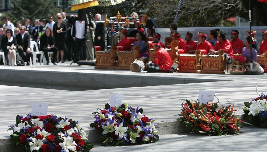 Balinese gamelan playing at memorial for 2002 Bali bombing victims Balinese gamelan playing at memorial for 2002 Bali bombing victims