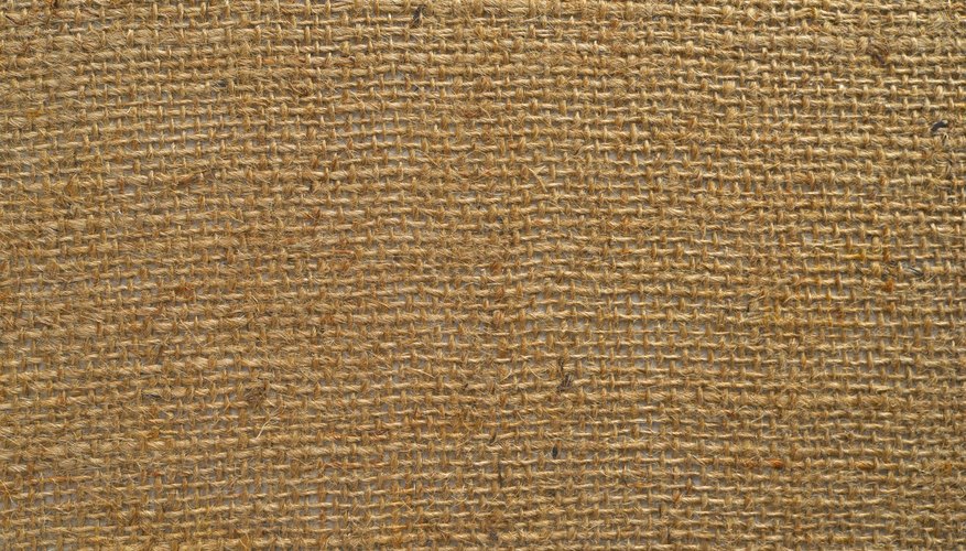 Jute, used to make burlap, is environmentally friendly, requiring few pesticides and little water to grow. Jute, used to make burlap, is environmentally friendly, requiring few pesticides and little water to grow.