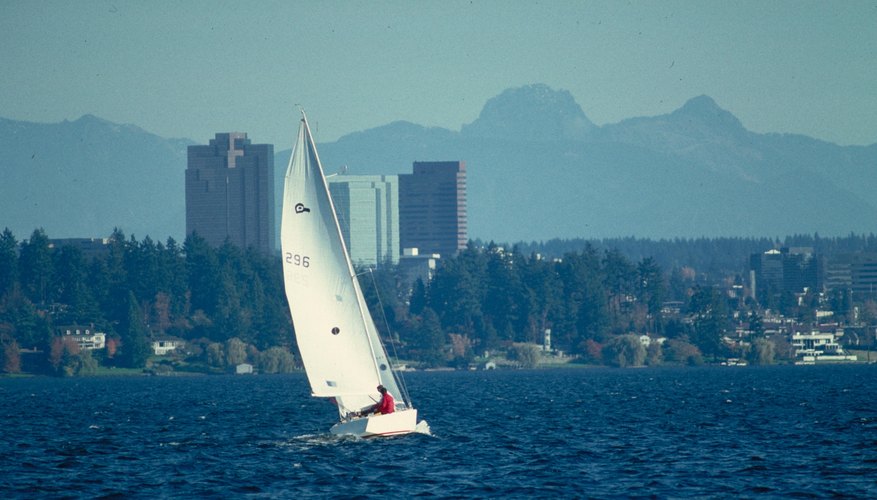 A sailboat needs to be stored on cradles when it's not in the water. A sailboat needs to be stored on cradles when it's not in the water.