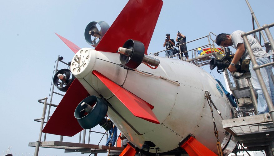 An image of a submersible used in the Mariana Trench. An image of a submersible used in the Mariana Trench.
