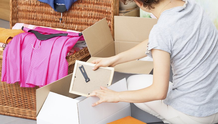 Store frames vertically in boxes to help prevent damage. Store frames vertically in boxes to help prevent damage.