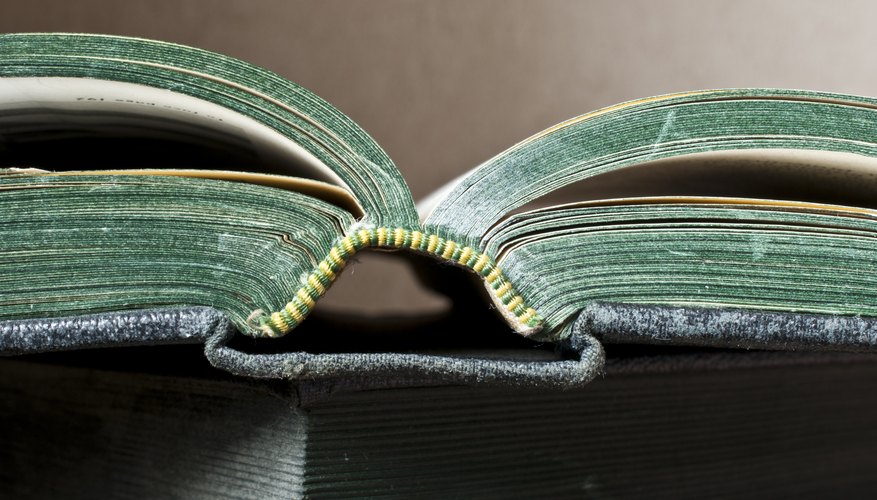 Binding a book allows you to get creative with supply choices. Binding a book allows you to get creative with supply choices.