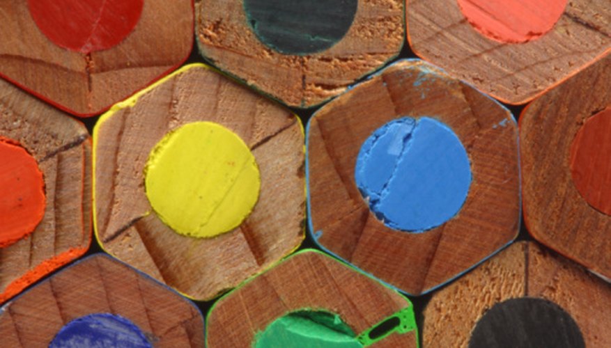 Colored pencil cores are made from pigment, clay, wax and other binders. Colored pencil cores are made from pigment, clay, wax and other binders.