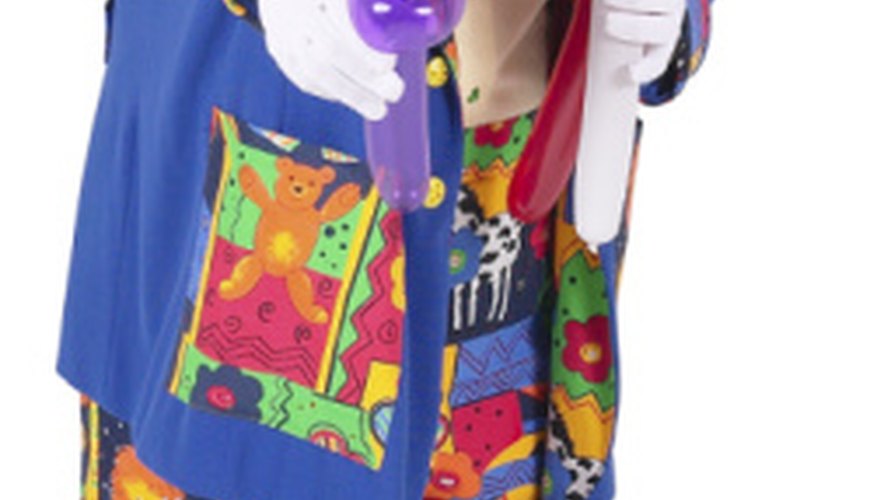 A balloon artist doesn't clown around with his materials. A balloon artist doesn't clown around with his materials.