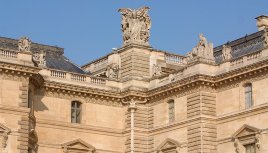 The Louvre in Paris is one of many museums that houses famous examples of ancient Greek pottery. The Louvre in Paris is one of many museums that houses famous examples of ancient Greek pottery.