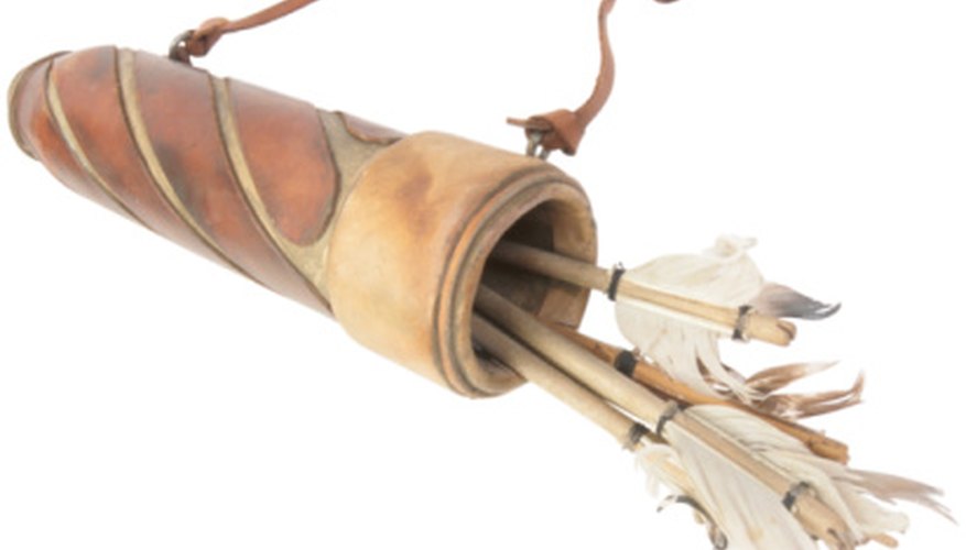 You can make a quiver out of snake gourd instead of leather. You can make a quiver out of snake gourd instead of leather.