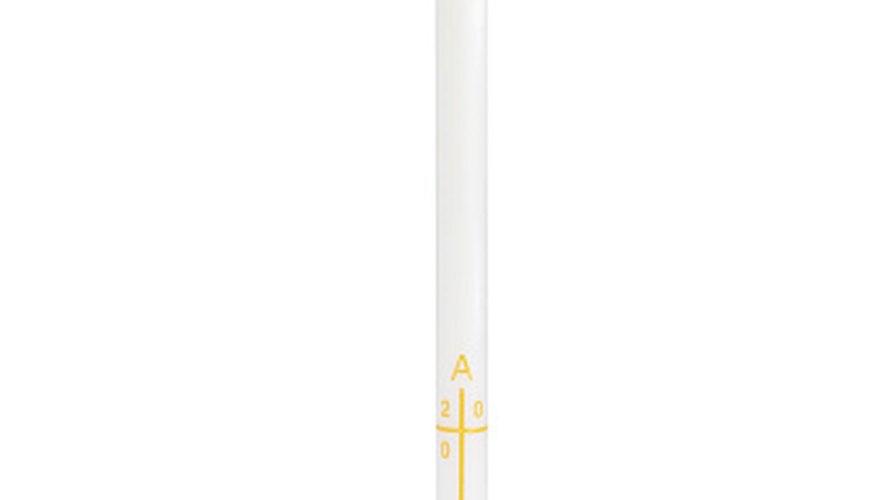 Photo Credit: Thomas Northcut/Photodisc/Getty Images The Paschal candle stays lit during the Easter season.
