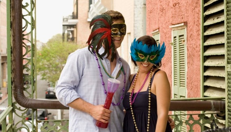 Mardi Gras costumes are a traditional part of the celebration. Mardi Gras costumes are a traditional part of the celebration.