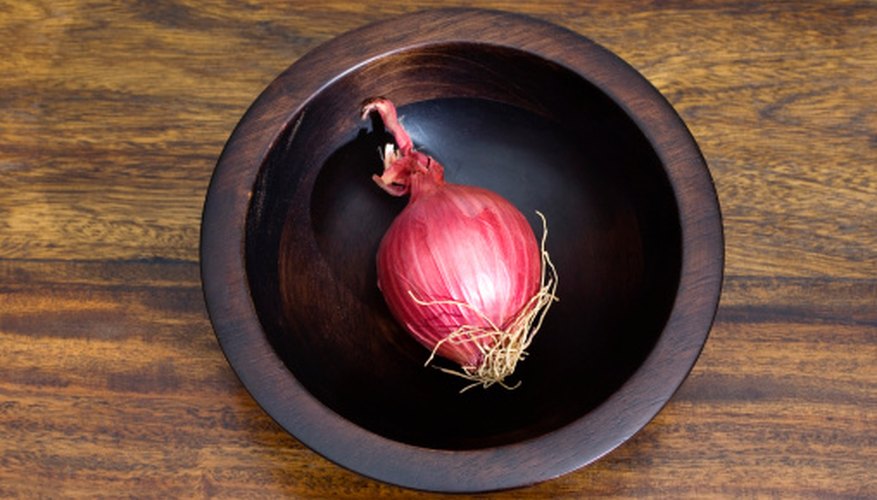 A typical onion can yield new seeds for an onion garden. A typical onion can yield new seeds for an onion garden.