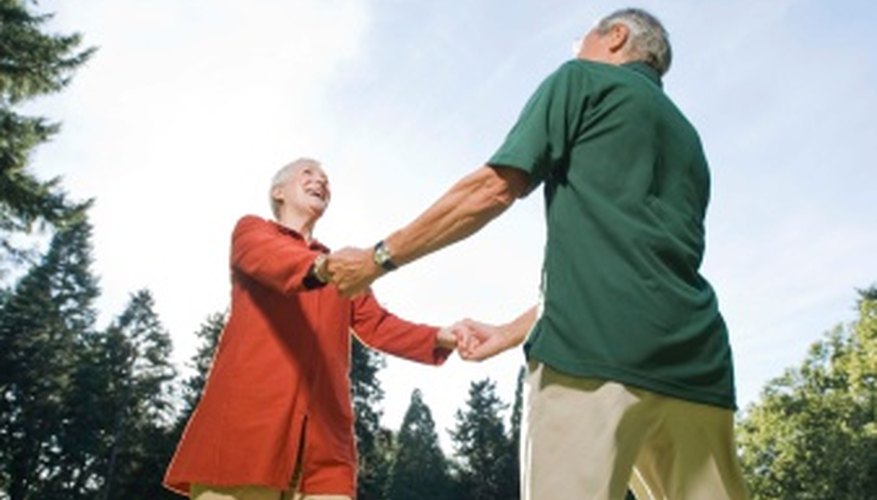 Senior citizens can enjoy a variety of outdoor games. Senior citizens can enjoy a variety of outdoor games.