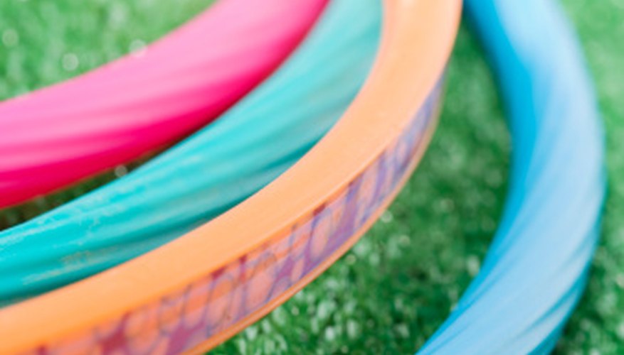 Use hula hoops for fun games and contests. Use hula hoops for fun games and contests.