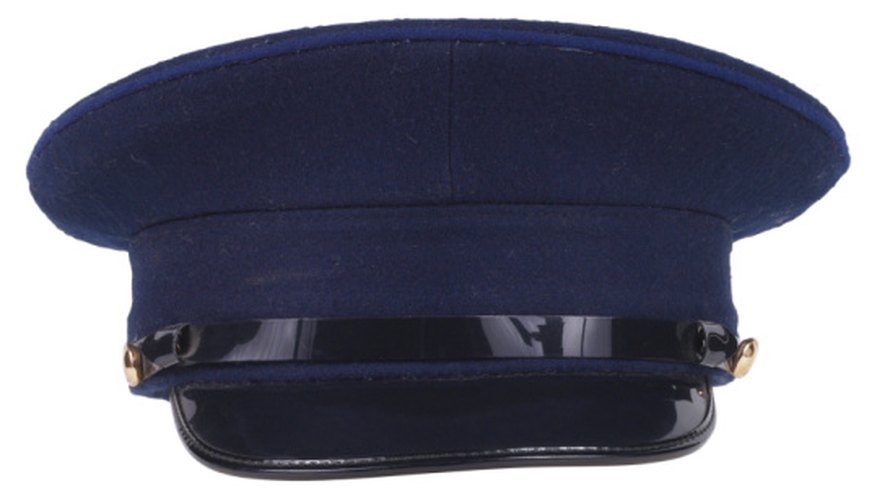 A police hat can be a centerpiece of a craft project. A police hat can be a centerpiece of a craft project.
