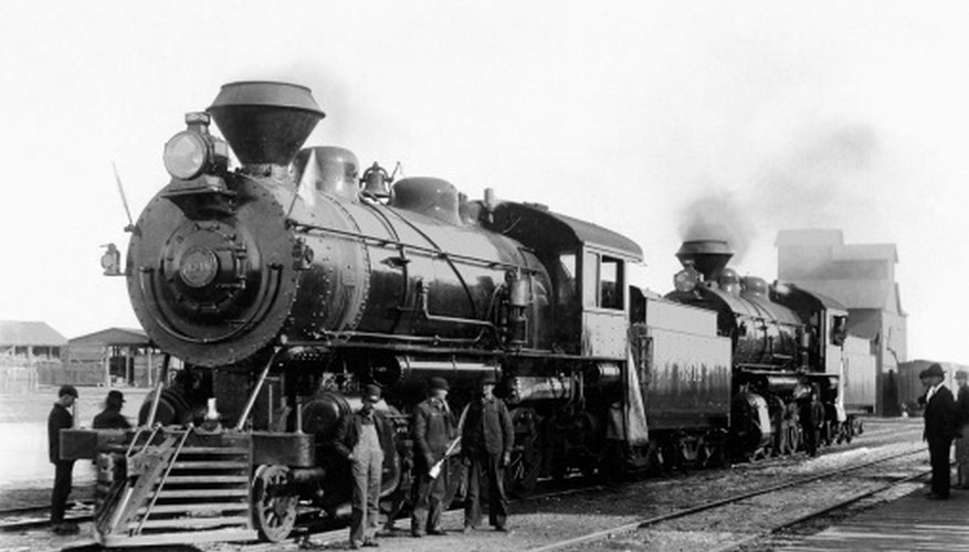 Doubleheader: steam locomotive with a helper Doubleheader: steam locomotive with a helper