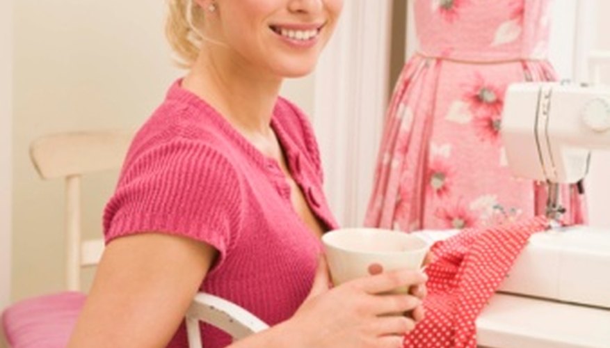 You can make a dress from a stylish pattern or a simple, oversized shirt. You can make a dress from a stylish pattern or a simple, oversized shirt.
